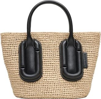 Marc Jacobs Babe Small Tote In Woven - Dames - Handtassen - Beige - ONE Size - Katoen - Tassen