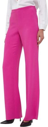 Emporio Armani Dames, Broeken, Roze, Maat: XL Viscose