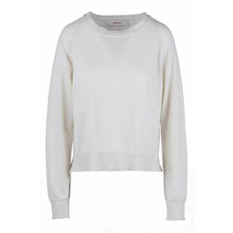 Jucca Round-neck Knitwear, female, Beige, Size: 2XS Round-Neck Knitwear