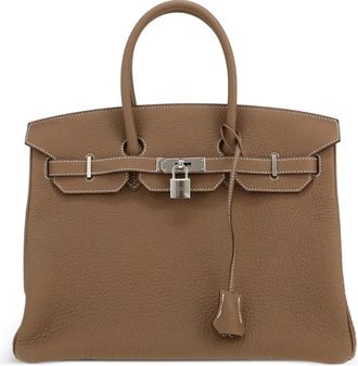 Herm&egrave;s 2025 Birkin 35 shopper - Bruin