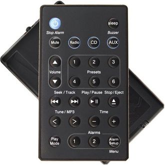 No Brand Mando A Distancia De Repuesto (negro). Compatible Con Los Sistemas De M&uacute;sica Bose Wave Awrcc1, Awrcc2, Awrcc3 Y Awrcc4