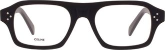 Celine Demo Square Ladies Eyeglasses CL501371 001 51