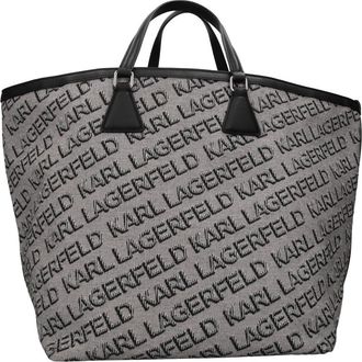 Karl Lagerfeld Tote Bag van stof en kunstleer - Dames - Shoppers - Veelkleurig - ONE Size - Leer - Tassen