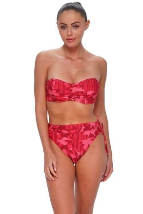 Sunsets Loretta Bandeau Bikini Swimsuit Top - DD Cup in Rambling Rose at Nordstrom, Size 36