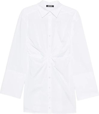 Rotate Shirt Dress - Dames - Shirt Kleedjes - Wit - M - Katoen - Kleedjes