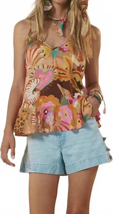 SPELL Birth Of Venus Cami In Caramel