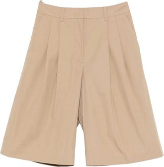 Yves Salomon Short - Dames - Korte Broeken - Beige - 2XS - Korte Broeken