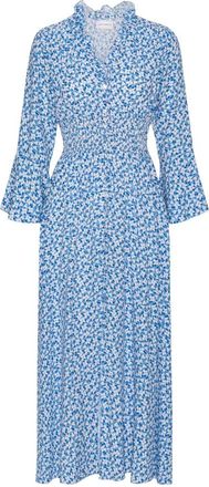 Americandreams Sally Lange Jurk - Dames - Maxi kleedjes - Blauw - M - Kleedjes