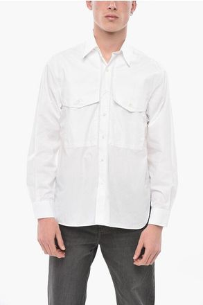 Sunflower Cotton Sahariana Shirt NOTE With Italian Collar size S