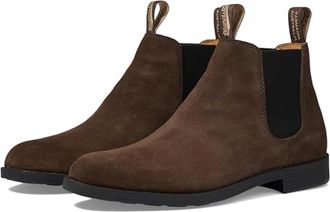 Blundstone Mens Blundstone BL2391 Boots Brown Suede Round Toe Ankle Chelsea RHS6392