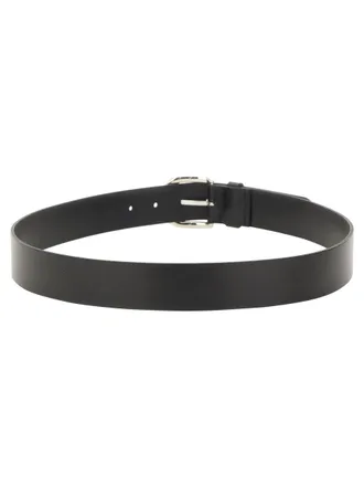 Isabel Marant Leather Belt - Black