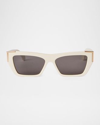 Palm Angels Hollywood Cat-Eye Acetate Sunglasses