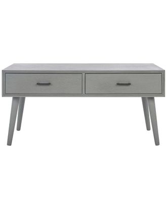 Safavieh Couture Mozart Mid-Century 2-Drawer Coffee Table
