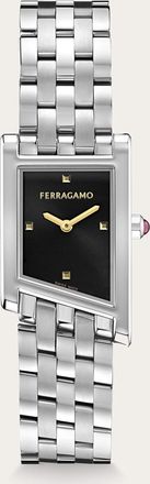 Ferragamo Donna Orologio Ferragamo Asymetrique Argento