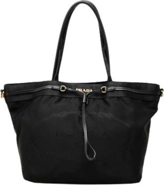 Prada Pre-owned Nylon Satchel - Pre-owned - Mujer - Negro - ONE SIZE