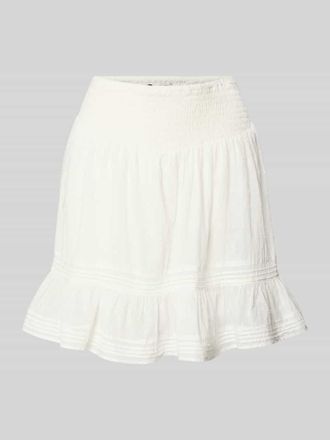Only Regular Fit Mini-Skort aus reiner Baumwolle Modell KATTI in Weiss, Gr&ouml;&szlig;e XL