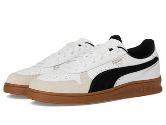 Puma Indoor Shoes Mens Snow Shoes Puma White/Puma Black/Gum : 9.5 D - Medium, Leather/Rubber