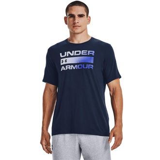 Under Armour T-Shirt UNDER ARMOUR UA TEAM ISSUE WORDMARK SS, Herren, Gr. XXL, blau (marine), Obermaterial: 60% Baumwolle, 40% Polyester, Rundhals, Shirts T-Shirt, 
