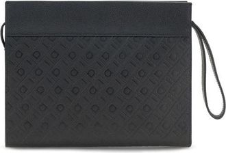Ferragamo Mens Black Calf Leather Bos Taurus Shoulder Bag