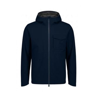 Herno Light Jackets, male, Blue, Size: S Laminar Hooded Jacket