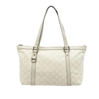 Gucci Pre-owned Tote Bags, female, White, Size: ONE SIZE Pre-owned Vintage Tote Bag
