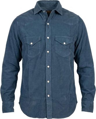 CHESAPEAKE'S Flagstaff Massaua Shirt - Heren - Casual Overhemden - Blauw - XL - Overhemden