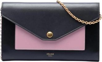 Celine Pre-owned Vintage Crossbody Bag - Dames - Vintage Clutch - Veelkleurig - ONE Size - Leer - Vintage