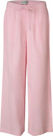 Lollys Laundry Wide Broeken - Dames - Wijde Broeken - Roze - S - Broeken