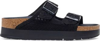 Papillio Womens Arizona Pap French Piping Flex Platform Sandal In Black