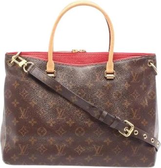 Louis Vuitton Pre-owned Handbags, female, Brown, Size: ONE SIZE Pre-owned Canvas Handbag