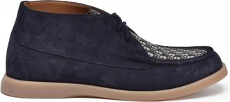 Dior Schoenen, Heren, Blauw, 40 EU, Leer, Granville Chukka