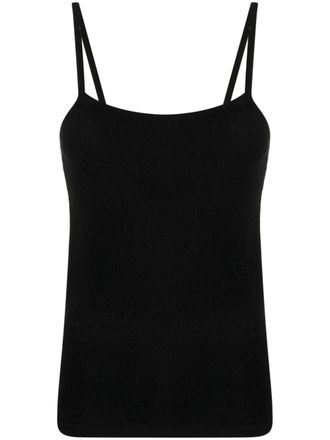 Cashmere in Love Gebreide tanktop - Zwart