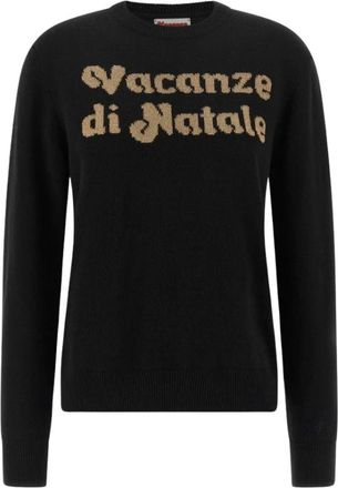 MC2 Saint Barth Crewneck Sweater - Dames - Ronde hals truien - Zwart - L - Truien & Vesten
