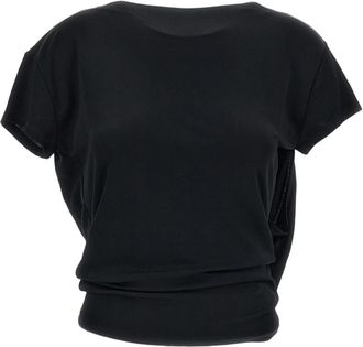 Jacquemus Fluid Viscose Draped Open-Back Top