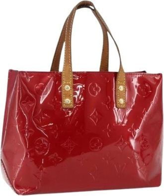 Louis Vuitton Pre-owned Handbags, female, Red, Size: ONE SIZE Pre-owned Vintage Patent Leather Hand Bag