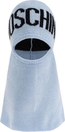 Moschino Passamontagna con logo - Blu