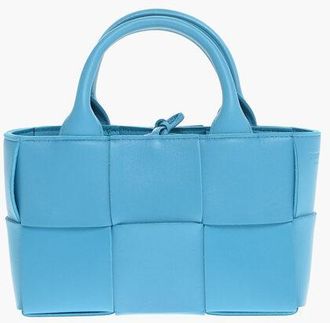 Bottega Veneta Borsa Tote ARCO in Pelle Intrecciata con Tracolla Removibile taglia Un