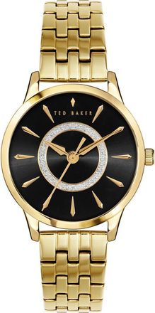 Ted Baker London Fitzrovia Charm Bracelet Watch, 34mm in Gold at Nordstrom Rack