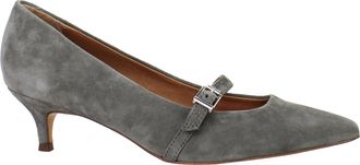 Vionic Kit Minnie Womens Grey Pointed Heels Suede - Size UK 4