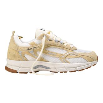 Mercer Amsterdam Sneakers, female, Yellow, Size: 10 US The Re-Run Vintage Suede