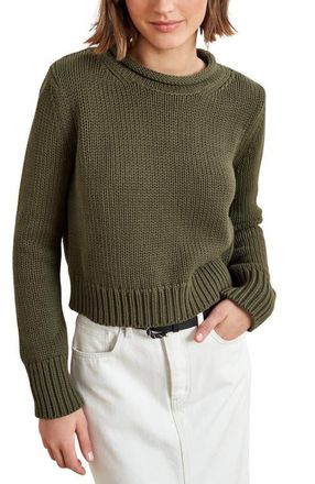 La Ligne Solid Mini Marina Sweater in Olive at Nordstrom, Size X-Large