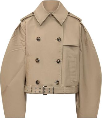 Ganni Donna, Giacche, Beige, XS, new