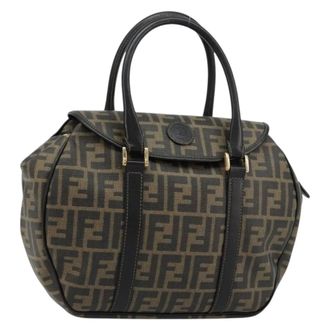 Fendi Zucca Tote Ff Motif Multicolour Canvas Handbag (Pre-Owned)