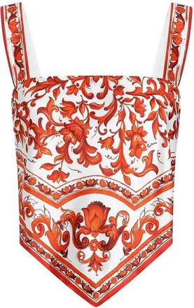 Dolce & Gabbana Maiolica Print Top