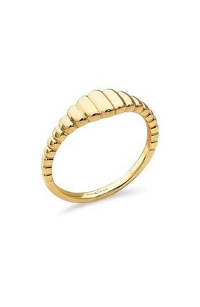 Devata Ribbed Band Ring in Gold at Nordstrom Rack, Size 7