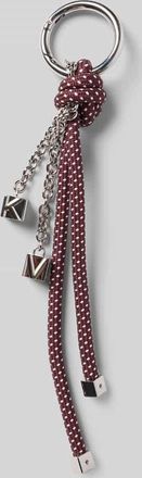 Michael Kors Taschenanhänger mit Label-Applikationen Modell CHARMS NOVELTY in Bordeaux, Größe 1