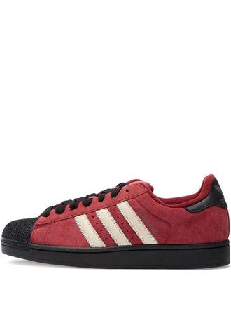 adidas Superstar II suede sneakers - men - Suede/Polyurethane/Fabric/Rubber - 11.5 - Red