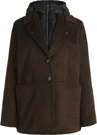 Gil Bret Winterjas met kraag - Dames - Winterjassen - Bruin - S - Wol - Jassen