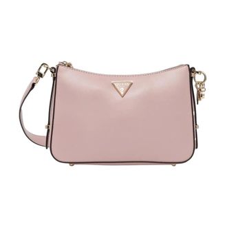 Guess Shoulder Bags, female, Pink, Size: ONE SIZE Daryna Top Zip Shoulder Bag
