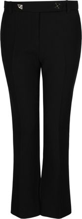 Valentino Crepe Couture Pleated Pants